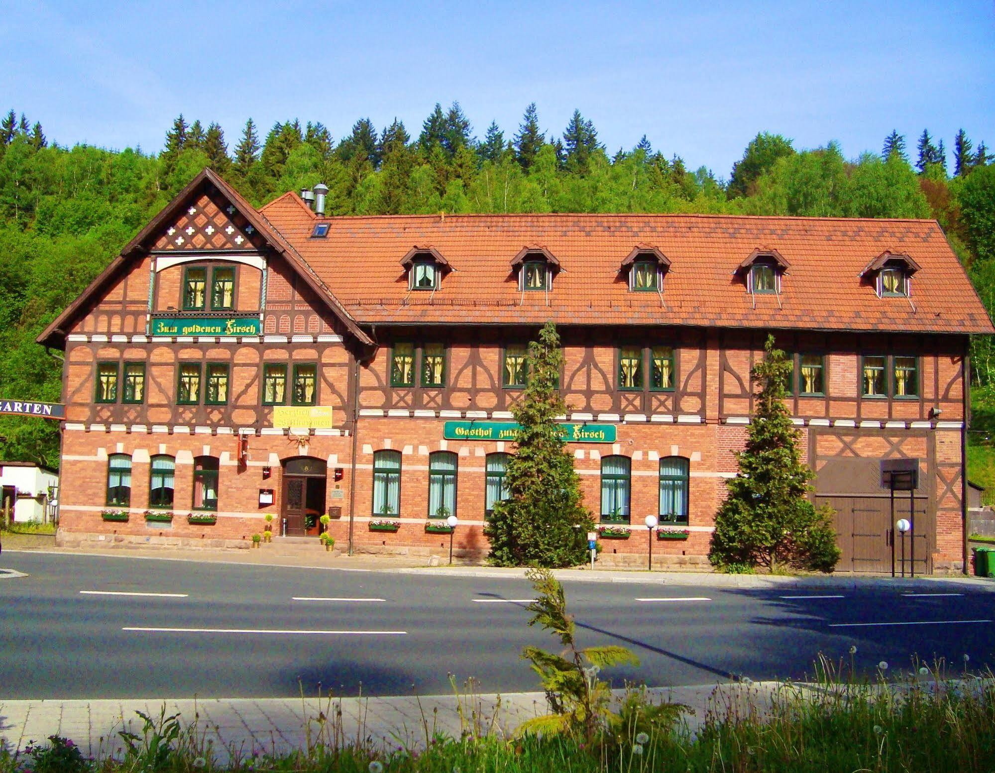 Hotel Zum Goldenen Hirsch Sankt Kilian Exterior photo